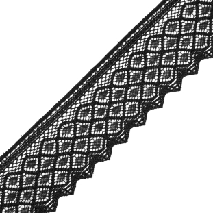 Black Crochet Trim - 2.5