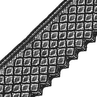 Black Crochet Trim - 4