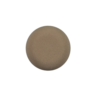 Italian Matte Tan Domed Plastic Button - 32L/20mm