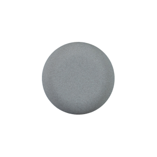 Italian Matte Light Gray Domed Plastic Button - 32L/20mm