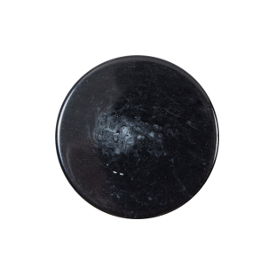 Italian Black Glossy Plastic Button - 40L/25mm