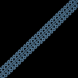 Colonial Blue European Crochet Trim - 1.5