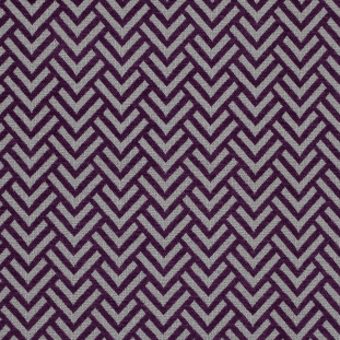 Royal Purple Chevron Upholstery Chenille