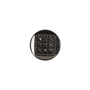 Italian Gunmetal Shank Back Plastic Button - 20L/12.5mm