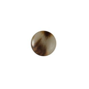 Italian Light Brown Matte Shank Back Button - 18L/11.5mm