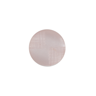 Italian Pink Plastic Shank Back Button - 24L/15mm