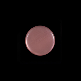 Luminous Italian Dusty Rose Shank Back Button - 24L/15mm