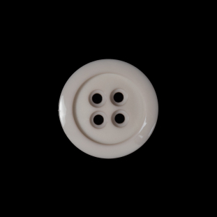 Italian Beige Nylon 4-Hole Button - 32L/20mm