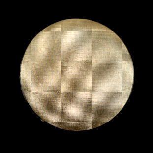 Italian Gold Textured Shank Back Button - 44L/28mm