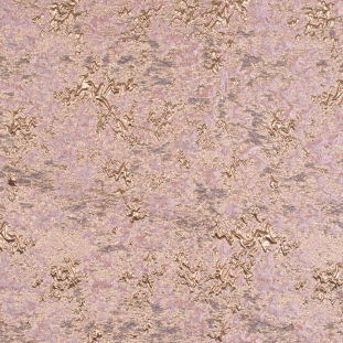 Candy Pink and Gold Luxury Abstract Metallic Brocade
