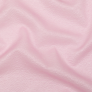 Metallic Pink Striped Bubble Wrap Organza Brocade