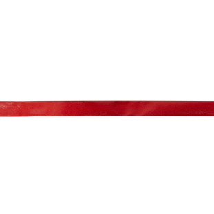 Italian Red Faux Leather Foldover Bias Tape - 0.625"
