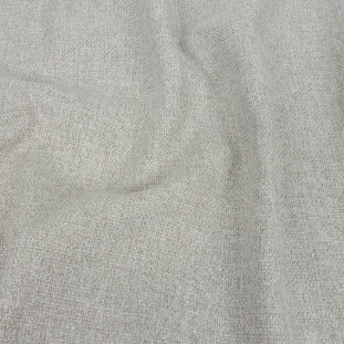 Warm Gray Basketwoven Polyester and Cotton Home Decor Fabric