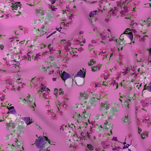 Mood Exclusive Orchid Mariposa Oasis Sustainable Viscose Woven