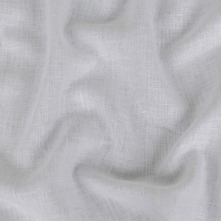 Grasmere White Medium Weight Linen Woven