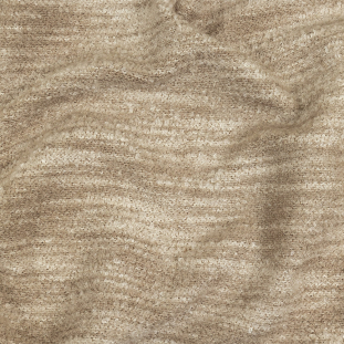 Mineral Striated Upholstery Boucle with Tan Woven Backing