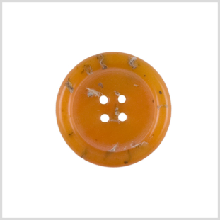 Orange Plastic Button - 28L/18mm