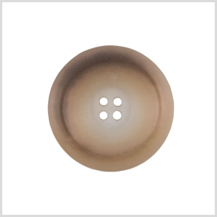 Brown Plastic Coat Button - 48L/30.5mm