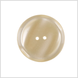 Ivory Plastic Button - 48L/30.5mm