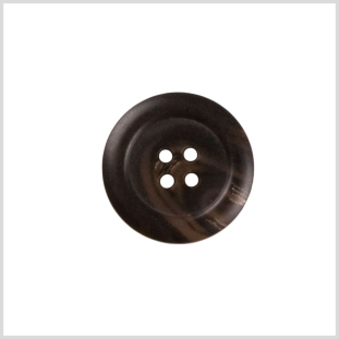 Brown Plastic Button - 24L/15mm