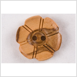 Natural Wood Button - 40L/25mm