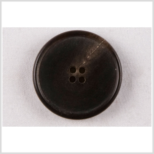 Brown Horn Button - 28L/18mm
