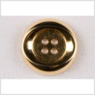 Gold Metal Coat Button - 40L/25mm