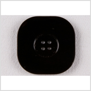 Black Metal Coat Button - 54L/34mm
