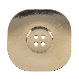 Gold Metal Coat Button - 54L/34mm