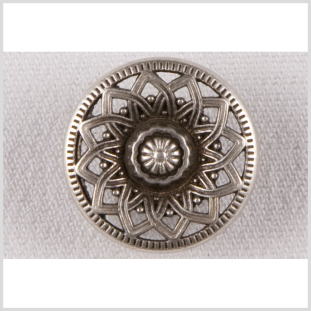 Silver Metal Coat Button - 28L/18mm
