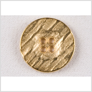 Gold Metal Button - 40L/25mm