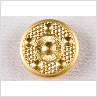 Gold Metal Coat Button - 44L/28mm