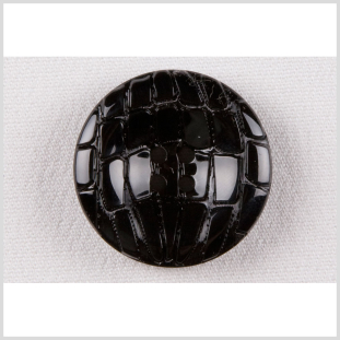 Black Plastic Button - 54L/34mm