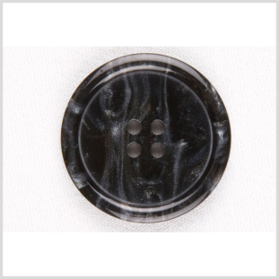 Black/Gray Plastic Button - 30L/19mm