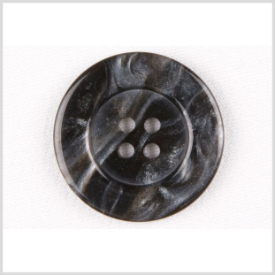 Black/Gray Plastic Button - 30L/19mm