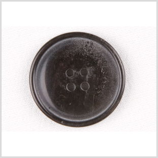 Black Plastic Button - 45L/29mm