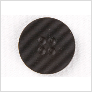 Black Plastic Button - 30L/19mm