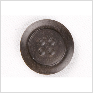 Black Plastic Button - 30L/19mm