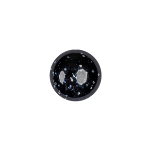 Black Plastic Button - 20L/12.5mm