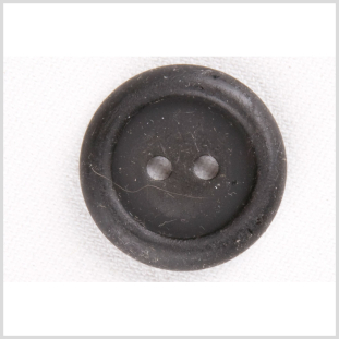 Black Plastic Button - 40L/25mm