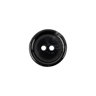 Black Plastic Button - 22L/14mm