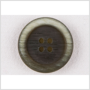 Green Plastic Coat Button - 44L/28mm