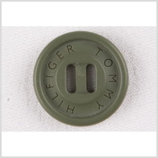 Multi-Green Plastic Button - 24L/15mm