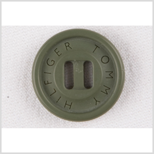 Multi-Green Plastic Button - 28L/18mm