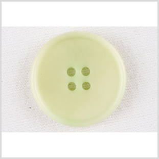 Lime Plastic Button - 34L/21.5mm