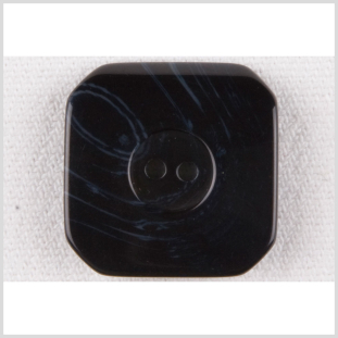 Navy Plastic Button - 24L/15mm