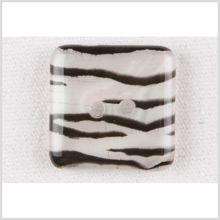Iridescent/Black Plastic Button - 24L/15mm