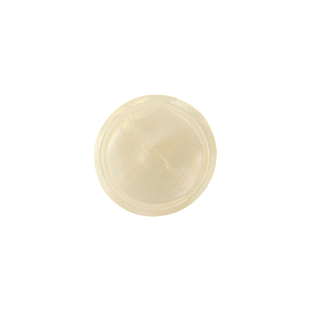 Ivory Plastic Button - 24L/15mm