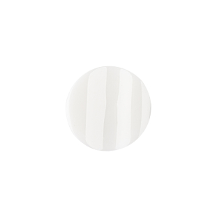 White Plastic Button - 24L/15mm