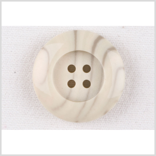 Bone Plastic Button - 40L/25mm